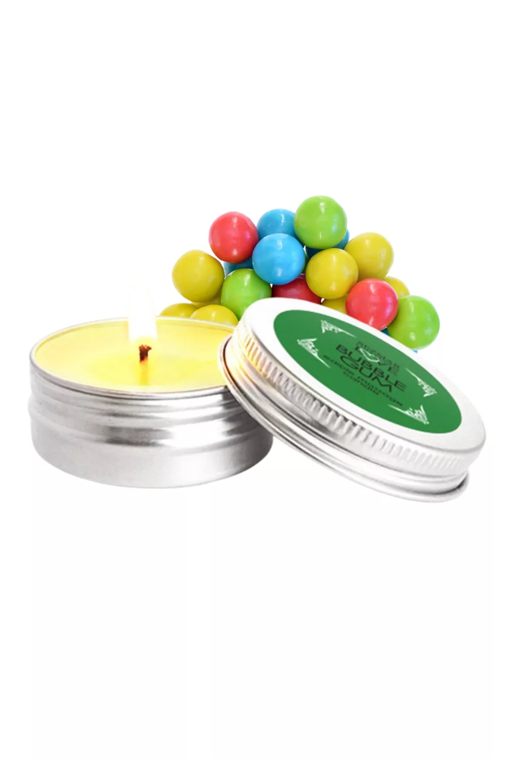 Mini Bougie de massage Bubble Gum 30ml 100% naturelle